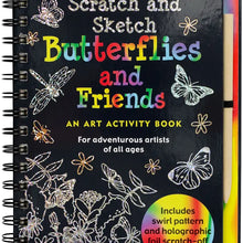 Load image into Gallery viewer, Scratch and Sketch Butterflies and Friends