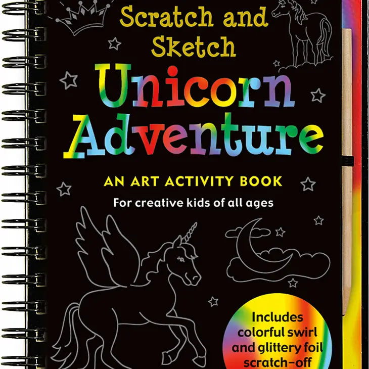 Scratch and Sketch Unicorn Adventure