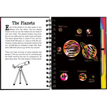 Load image into Gallery viewer, Scratch and Sketch Solar System Art Activity Book