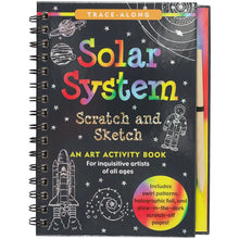 Load image into Gallery viewer, Scratch and Sketch Solar System Art Activity Book