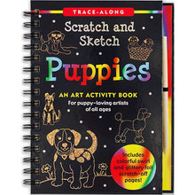 Load image into Gallery viewer, Scratch and Sketch Puppies Art Activity Book