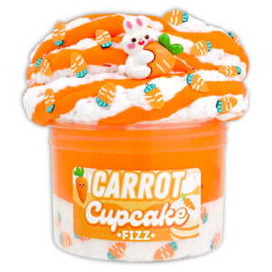 Carrot Cupcake Fizz Slime