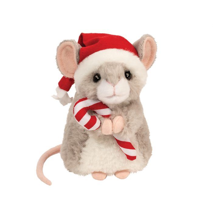 Merrie Mouse w/red hat and candy cane