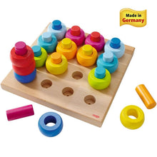 Load image into Gallery viewer, Rainbow Whirls Wooden Sorting Game