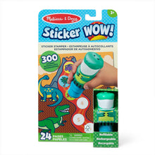 Load image into Gallery viewer, Sticker Wow! Dino with Book and Stickers