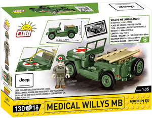 130pcs HC WWII Medical Willys MB