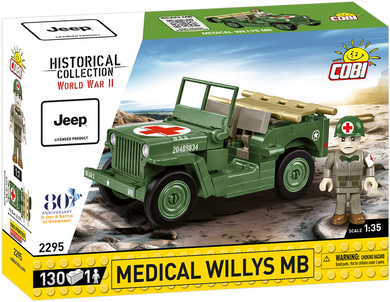 130pcs HC WWII Medical Willys MB
