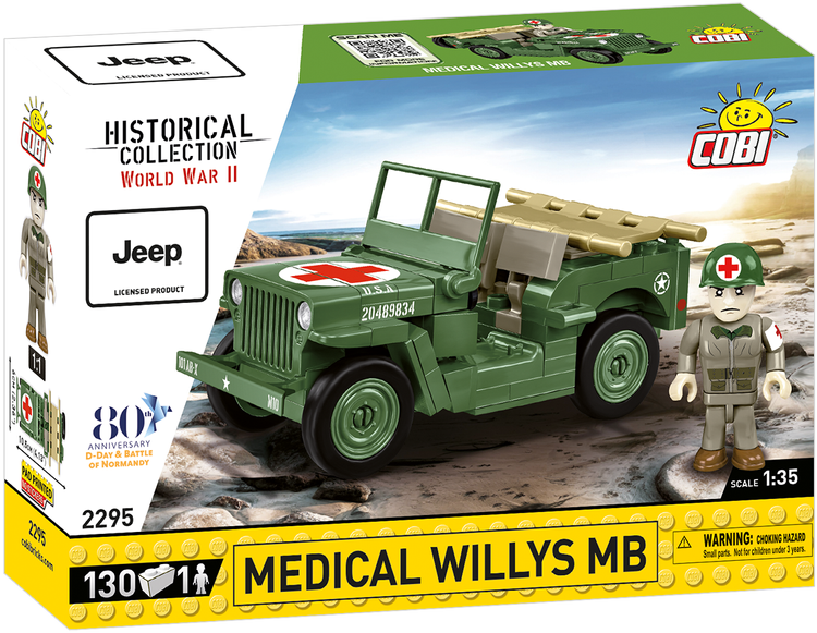 130pcs HC WWII Medical Willys MB