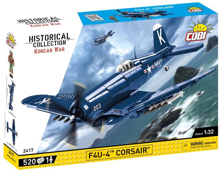 520 PCS HC KOREAN WAR /2417/ VOUGHT F4-U-4 CORSAIR