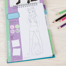 Load image into Gallery viewer, Fashion Design Design Sketchbook Pretty Kitty