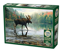 Load image into Gallery viewer, Moose Crossing 1,000 pc Puzzle