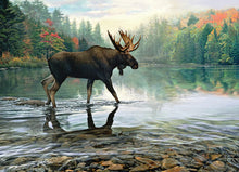 Load image into Gallery viewer, Moose Crossing 1,000 pc Puzzle