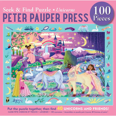 Seek and Find Puzzle Unicorns