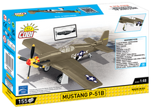 Load image into Gallery viewer, 155 pcs Historical Collection World War II Mustang P-51B