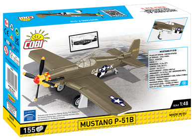 155 pcs Historical Collection World War II Mustang P-51B