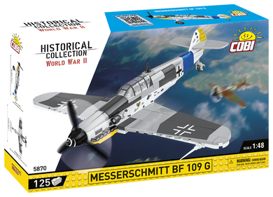 125 pcs Historical Collection World War II Messerschmitt BF 109 G