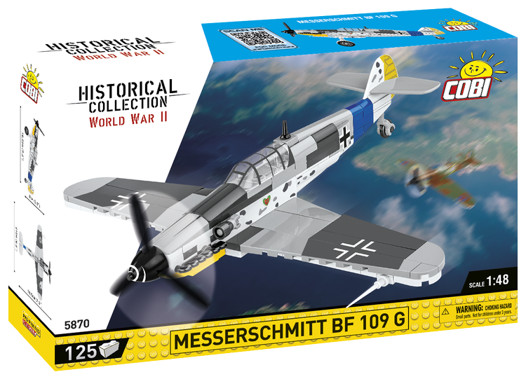 125 pcs Historical Collection World War II Messerschmitt BF 109 G