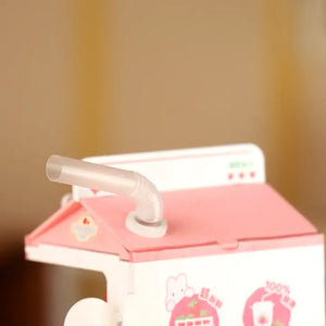DIY Miniature House Strawberry Milk Box