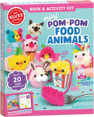 Mini Pom Pom Food Animals