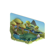 Load image into Gallery viewer, Crocodile and River Scene