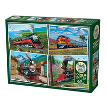 Load image into Gallery viewer, Historic Locomotives 1,000 pc Puzzle