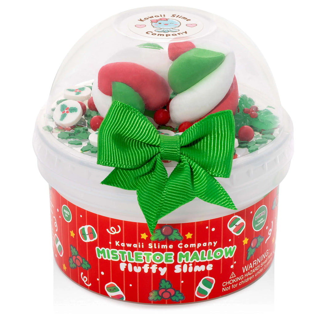 Mistletoe Mallow Fluffy Slime