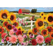 Load image into Gallery viewer, Sunflower Farm 1,000 pc Puzzle