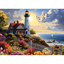 Load image into Gallery viewer, To the Lighthouse 500 pc Puzzle