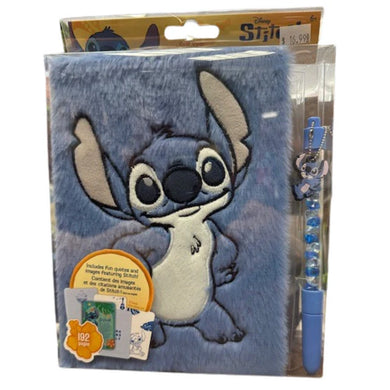 Stitch Cool Vibes Fuzzy Journal and Pen