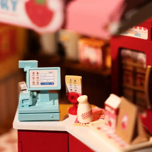 DIY Miniature House Strawberry Milk Box