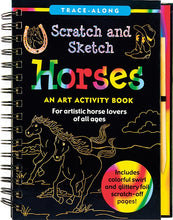 Load image into Gallery viewer, Scratch &amp; Sketch Horses