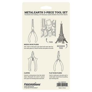Fascinations 3 Piece Metal Earth Tool Kit