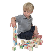 Load image into Gallery viewer, Wooden ABC/123 Blocks