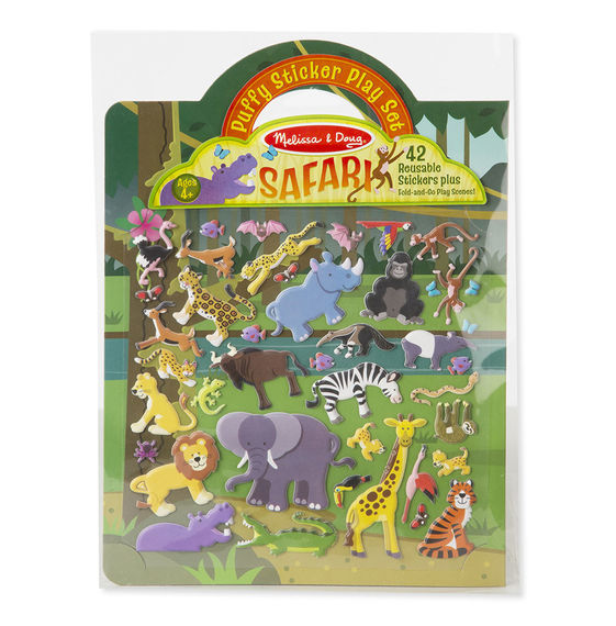 Puffy Sticker Play Set Safari