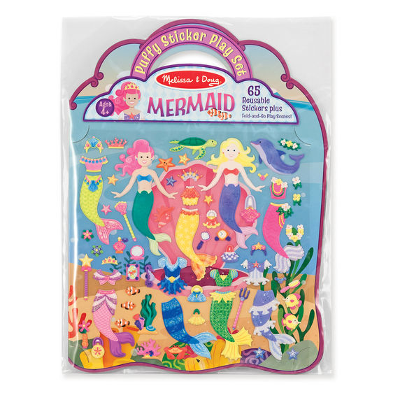 Puffy Sticker Play Set - Mermaid