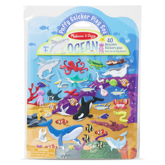 Puffy Sticker Play Set Ocean