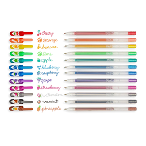 Yummy Yummy Scented Colored Glitter Gel Pens