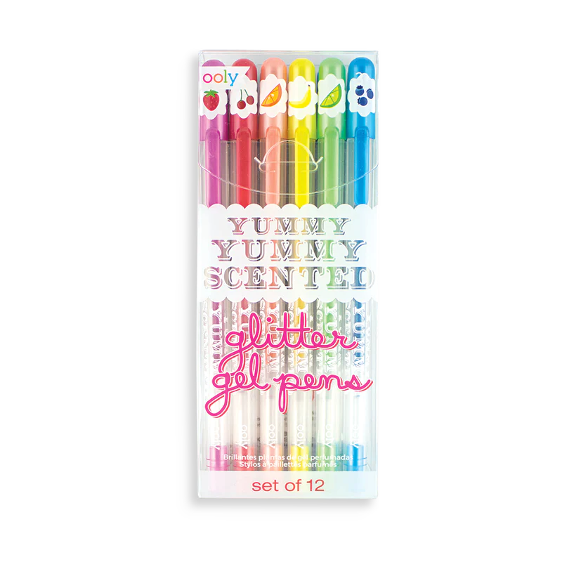 Yummy Yummy Scented Colored Glitter Gel Pens