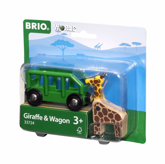 Giraffe & Wagon