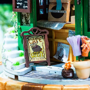 DIY Miniature House Kit: Magical Cafe