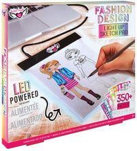 Load image into Gallery viewer, Fashion Design Light Up Sketch Pad