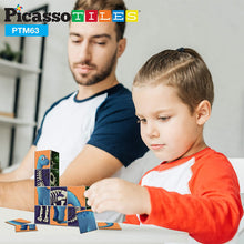 Load image into Gallery viewer, 63 pc Dinosaur Magnetic Cube Sensory Kit