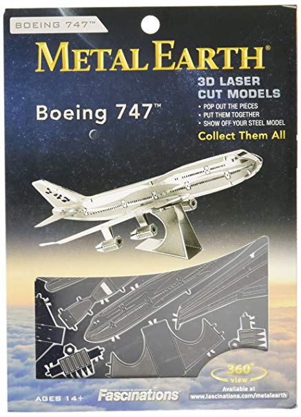 Fascinations 747 Boeing Plane 3D Model