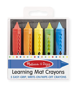 Learning Mat Crayons (5 colors)