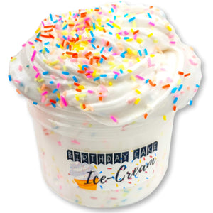 Birthday Cake Ice-cream Slime