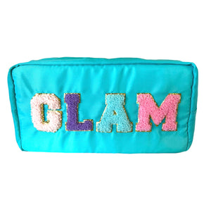 Varsity Collection Nylon Cosmetic Bag