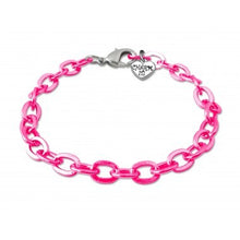Load image into Gallery viewer, Charm It Pink Chain Bracelet