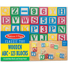 Wooden ABC/123 Blocks