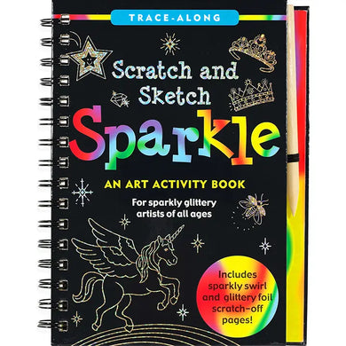 Scratch and Sketch Sparkle Art Activity Book