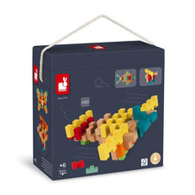 Load image into Gallery viewer, Janod 100 Piece Wooden Construction Set